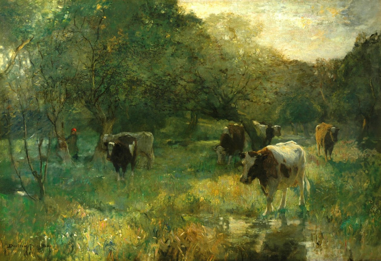 Völgyi legelő, Mocsári rétek alkotó: Bertram Priestman