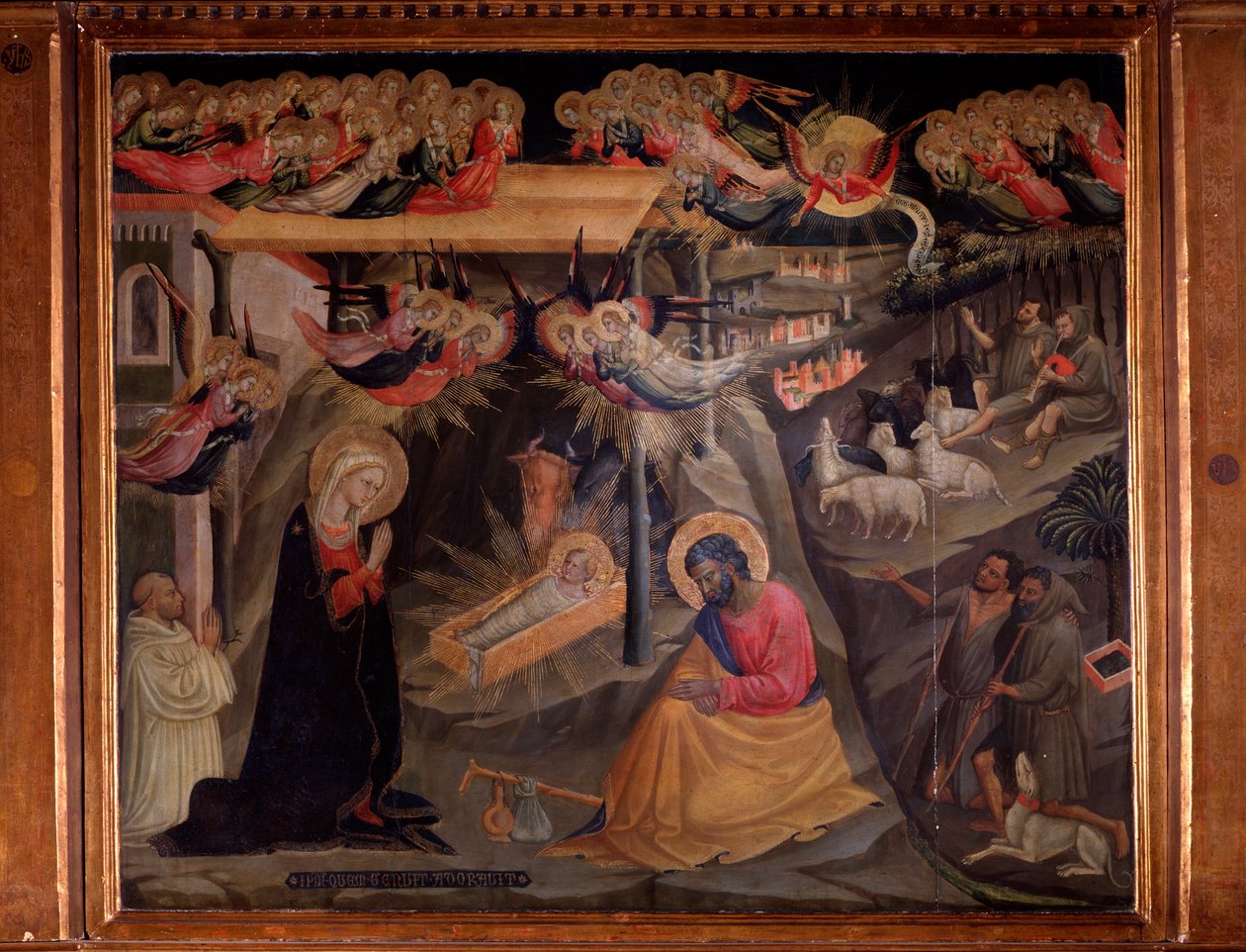Betlehem (festés alkotó: Bicci di Lorenzo
