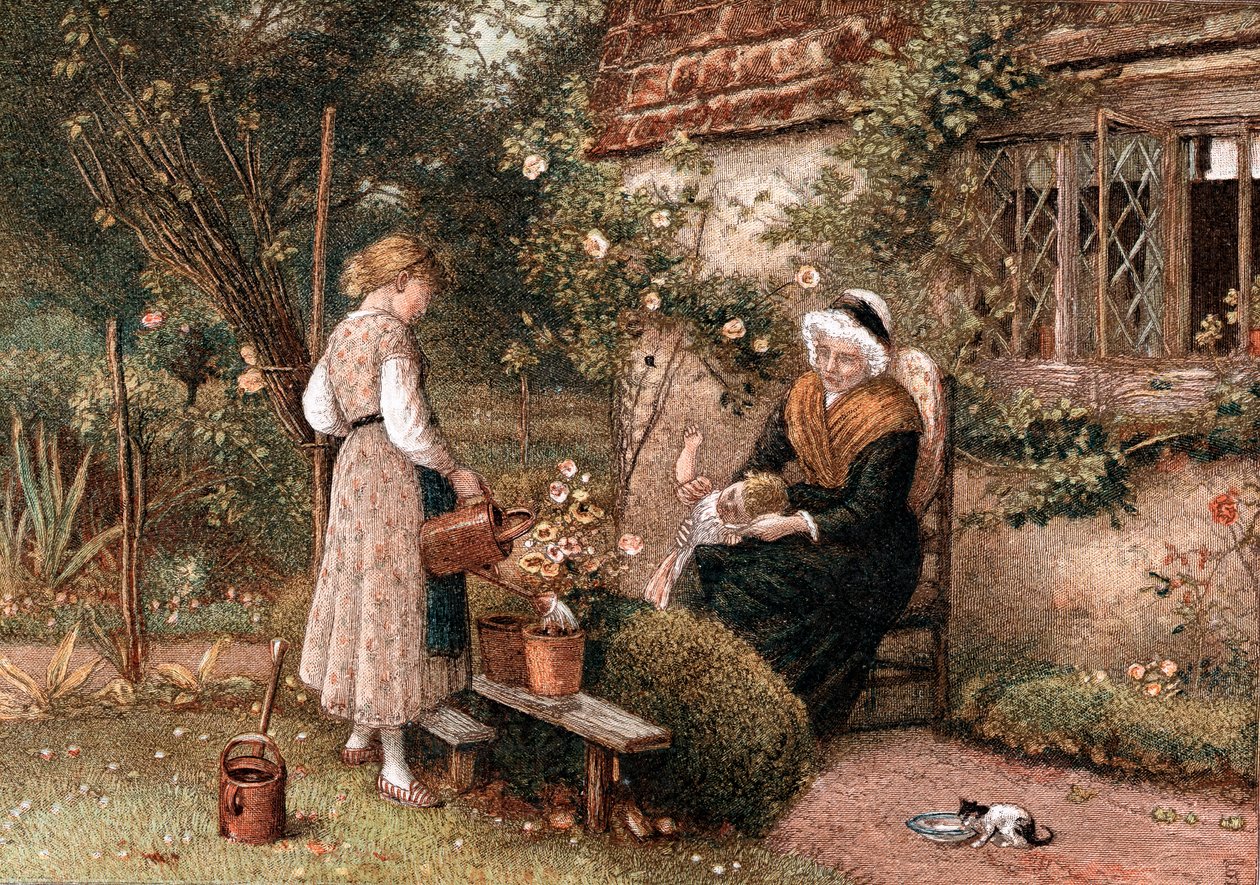 Ifjúság és kor, 1866. alkotó: Birket Foster