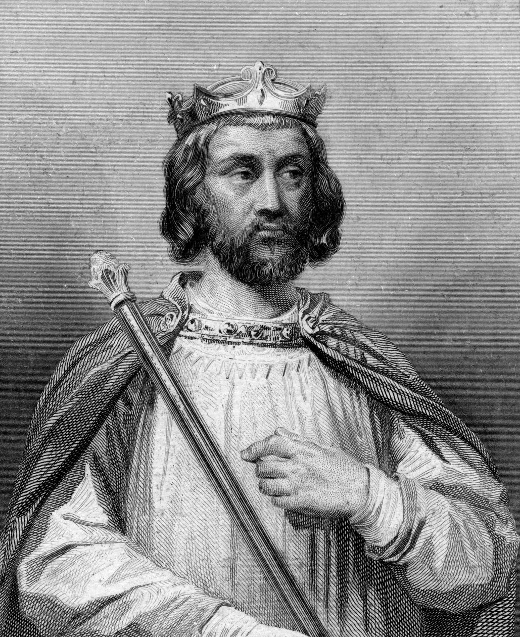 III. Clotaire frank király, 19. század. alkotó: Blanchard