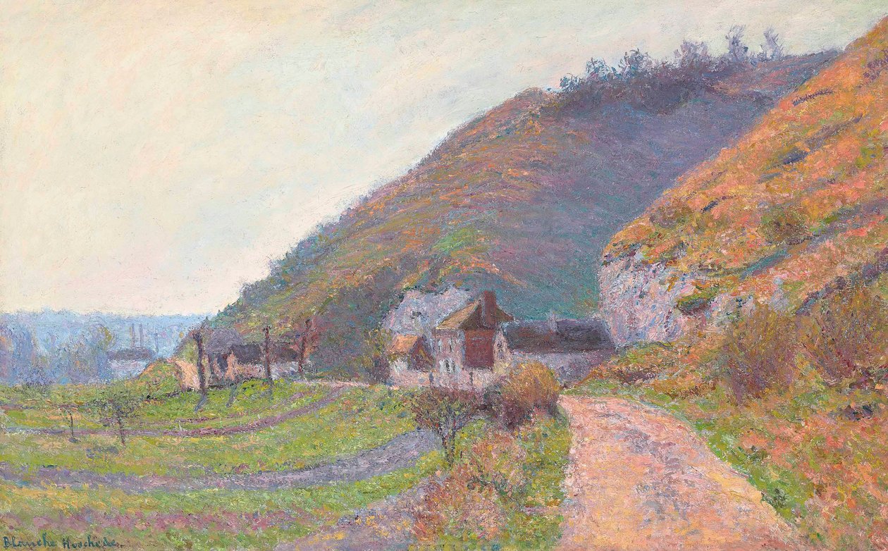 Egy út Giverny közelében (olaj, vászon) alkotó: Blanche Hoschede Monet