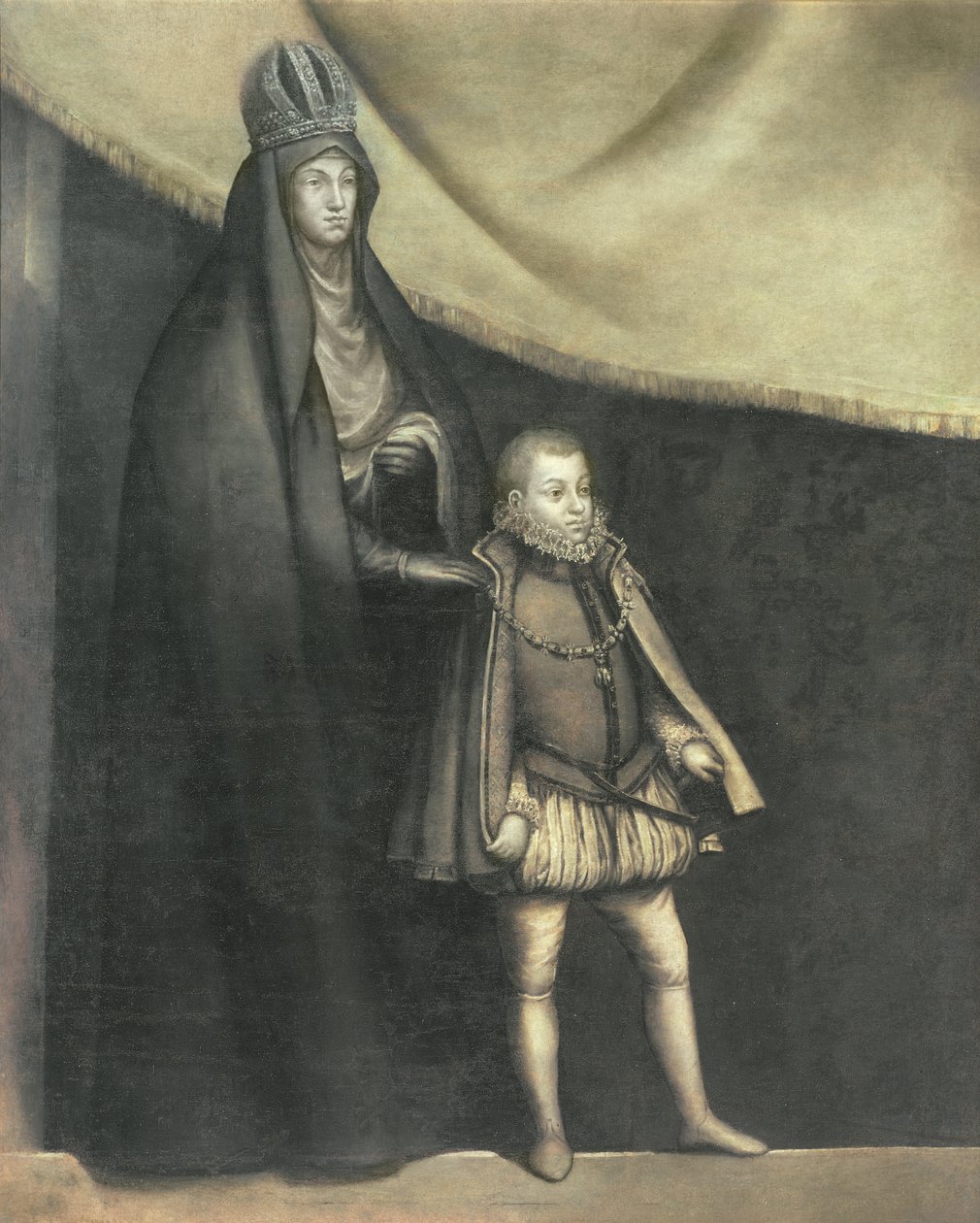 Mária császárné és III. Fülöp (1578-1621) 1583 alkotó: Blas del Prado