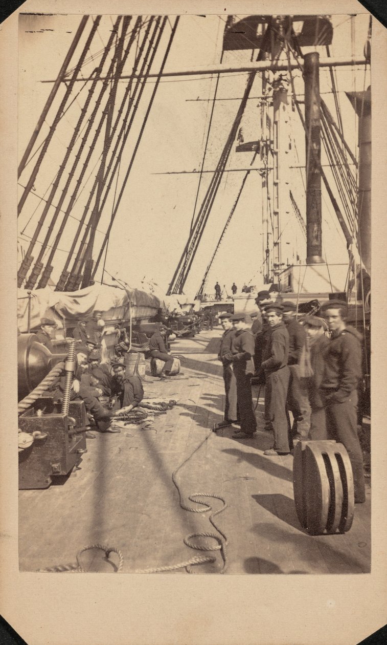 USS New Hampshire, 1864-1865 körül (fénykép) alkotó: Blauvelt & Hubbard