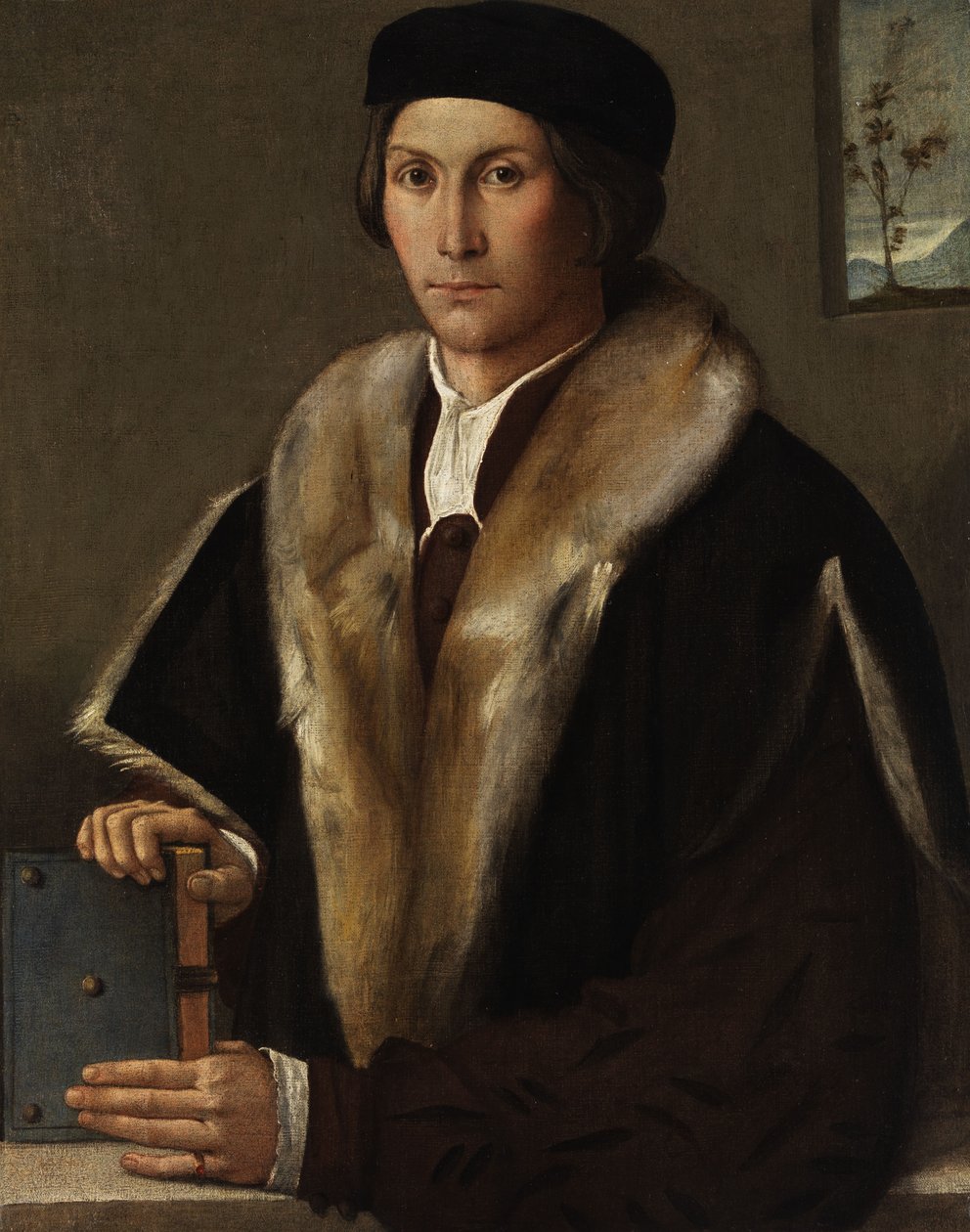 Egy fiatal tudós portréja alkotó: Boccaccio Boccaccino
