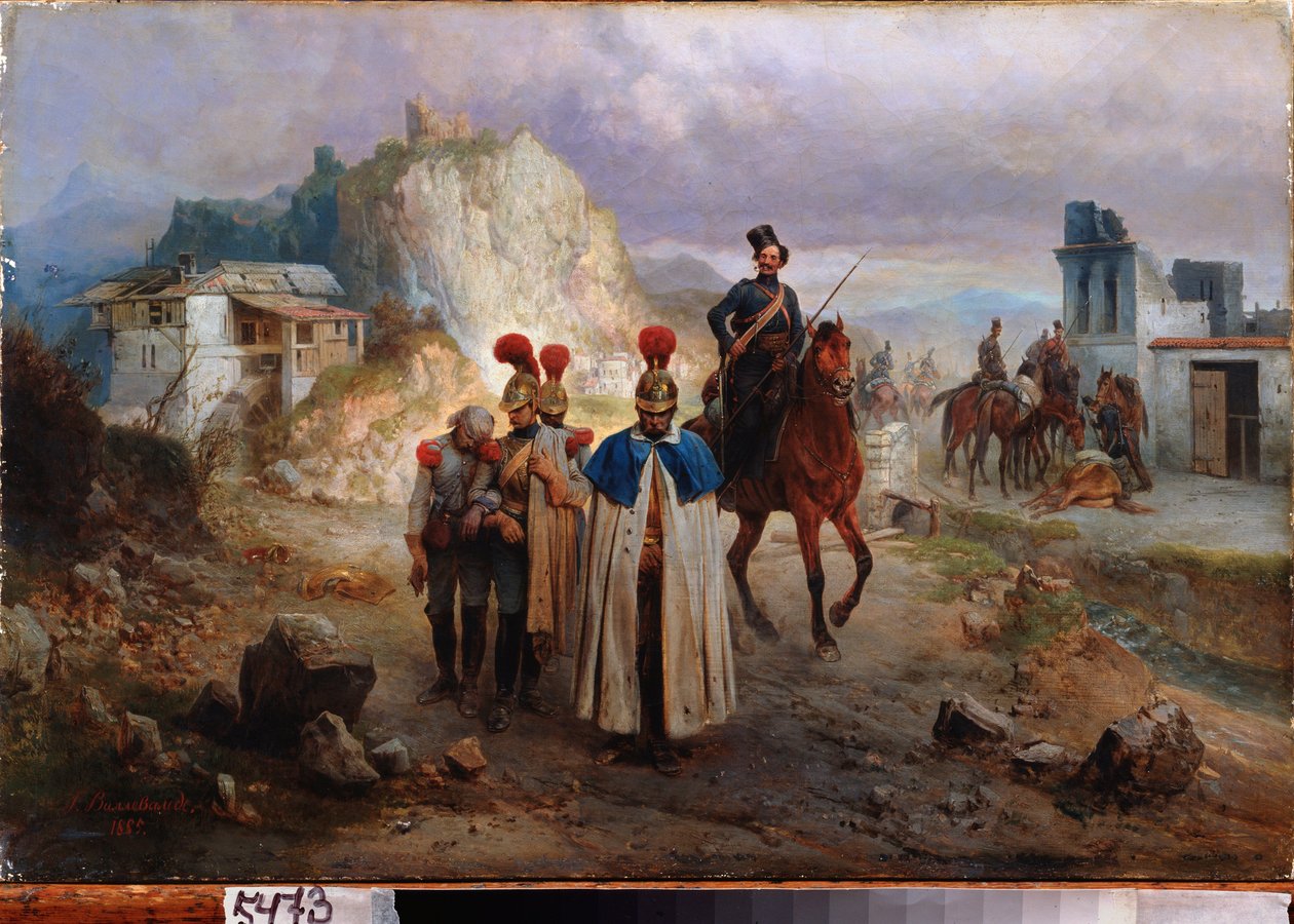 A fogságba esett francia férfiak 1814-ben) alkotó: Bogdan Willewalde