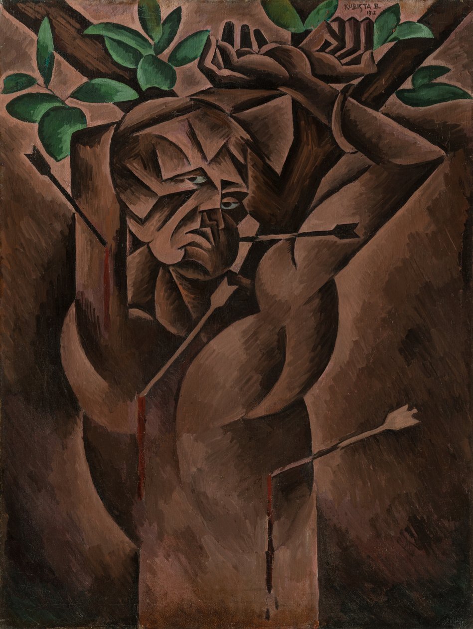 Szent Sebestyén, 1912 alkotó: Bohumil Kubišta