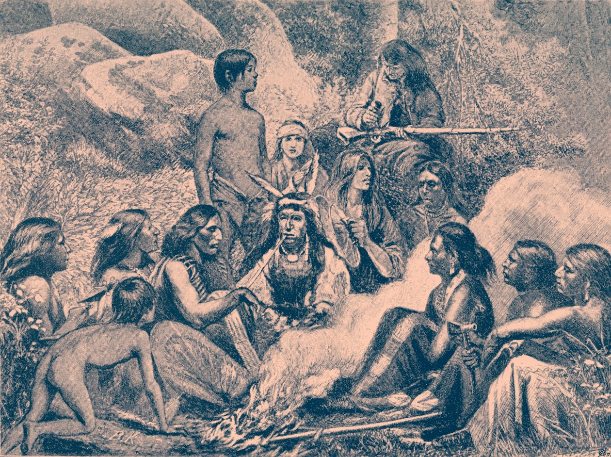 Navajo indián tábor alkotó: Bohuslav Kroupa