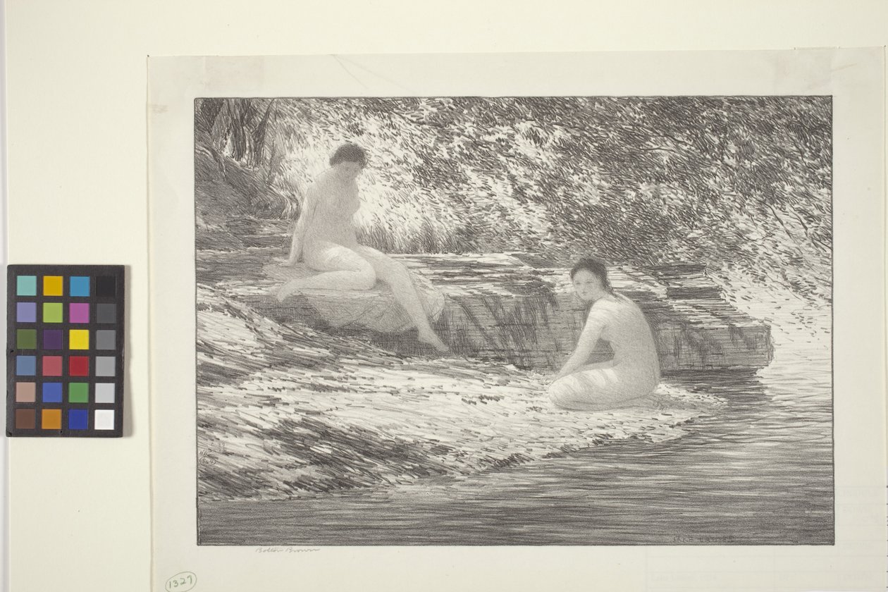 Lake Ladies (tinta papíron) alkotó: Bolton Coit Brown