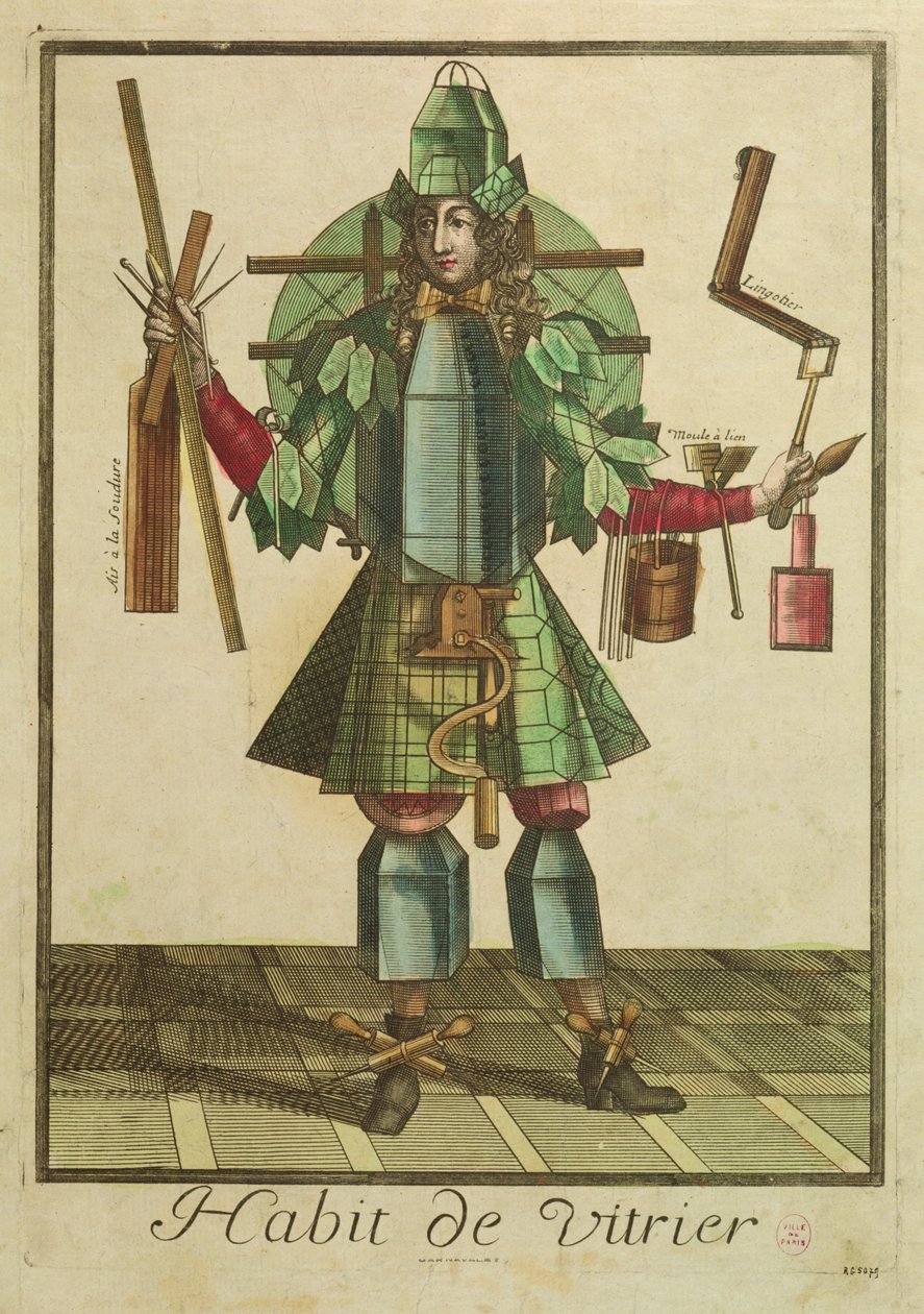 Az üvegesek jelmeze alkotó: Bonnart 1650 1750 Bonnart 1650 1750