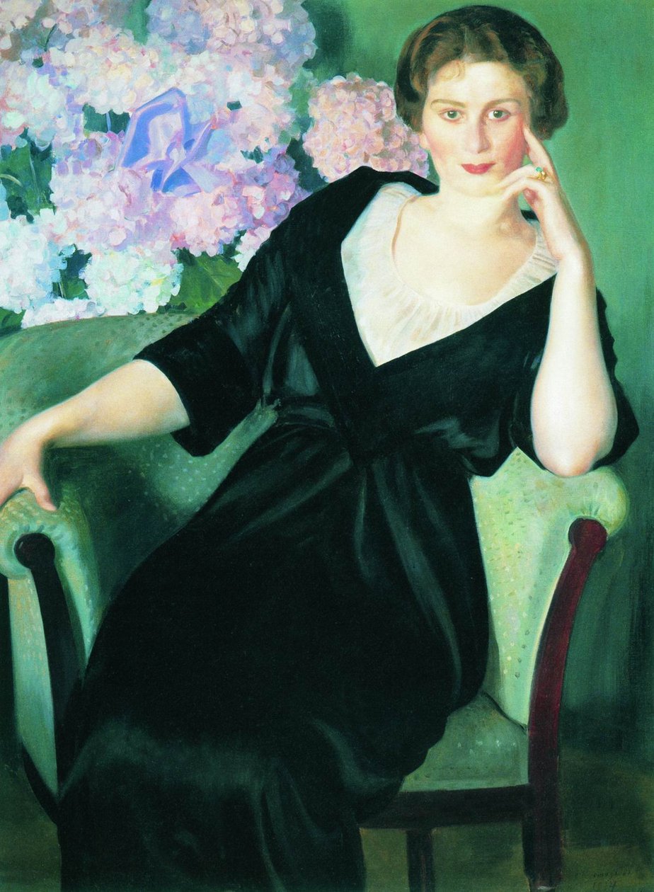 .. nRenee Notgaft portréja alkotó: Boris Mikhailovich Kustodiev