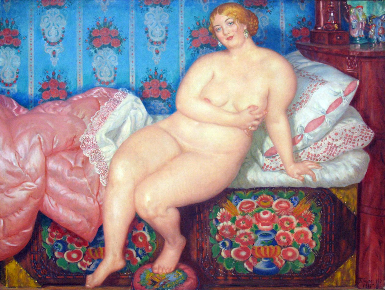 A beautynDeutsch: Die Schone, 1915n:, 1915.. n:, 1915.. n alkotó: Boris Mikhailovich Kustodiev