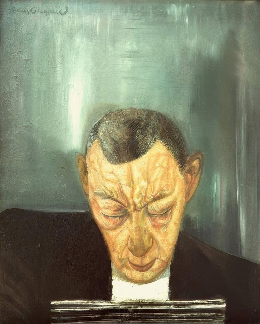 Portrt Rachmaninow alkotó: Boris D. Grigorjew