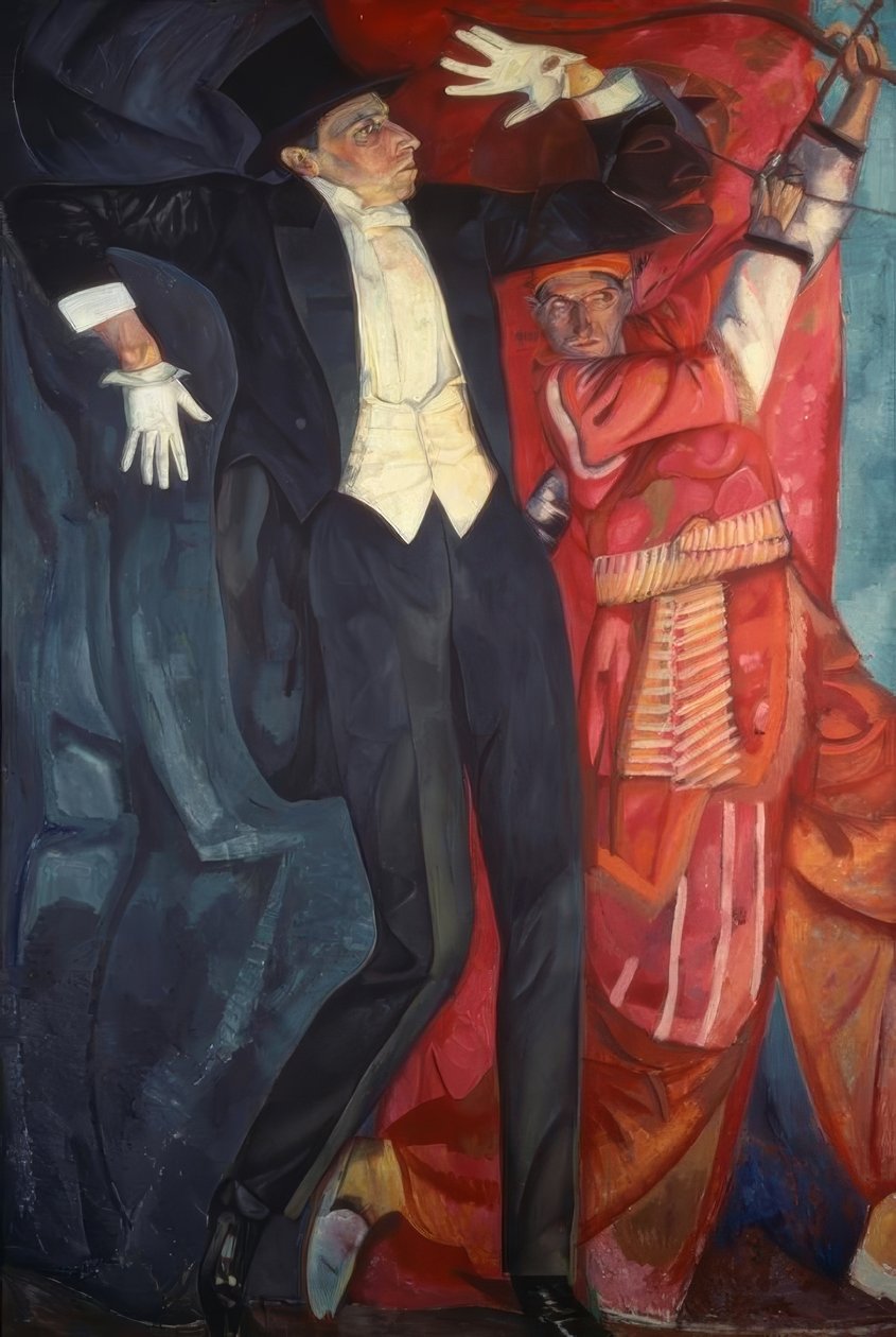 W.E. Meyerhold portréja alkotó: Boris D. Grigorjew