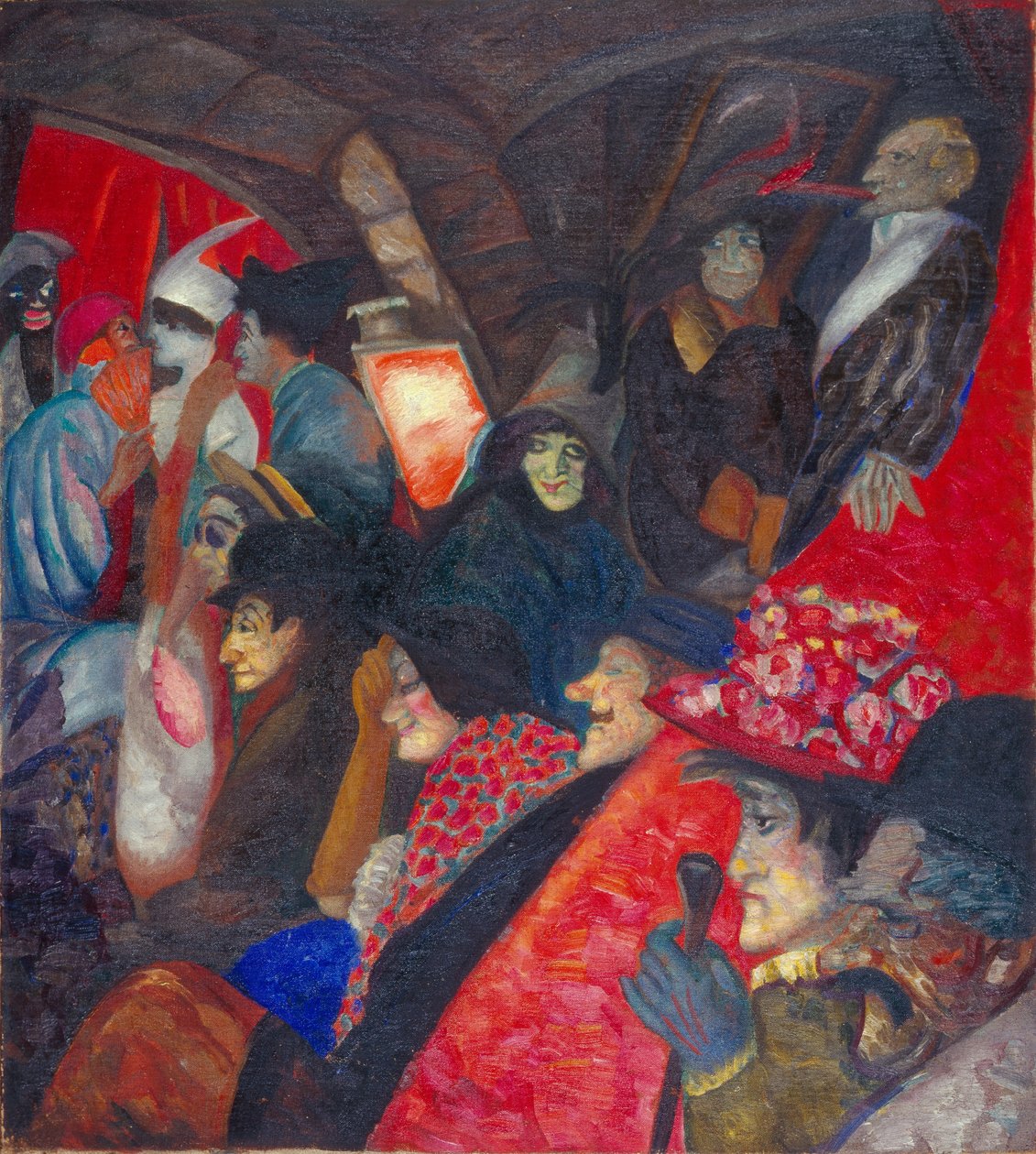 Kabaré fekete macska, 1913 alkotó: Boris Dmitrievich Grigoriev