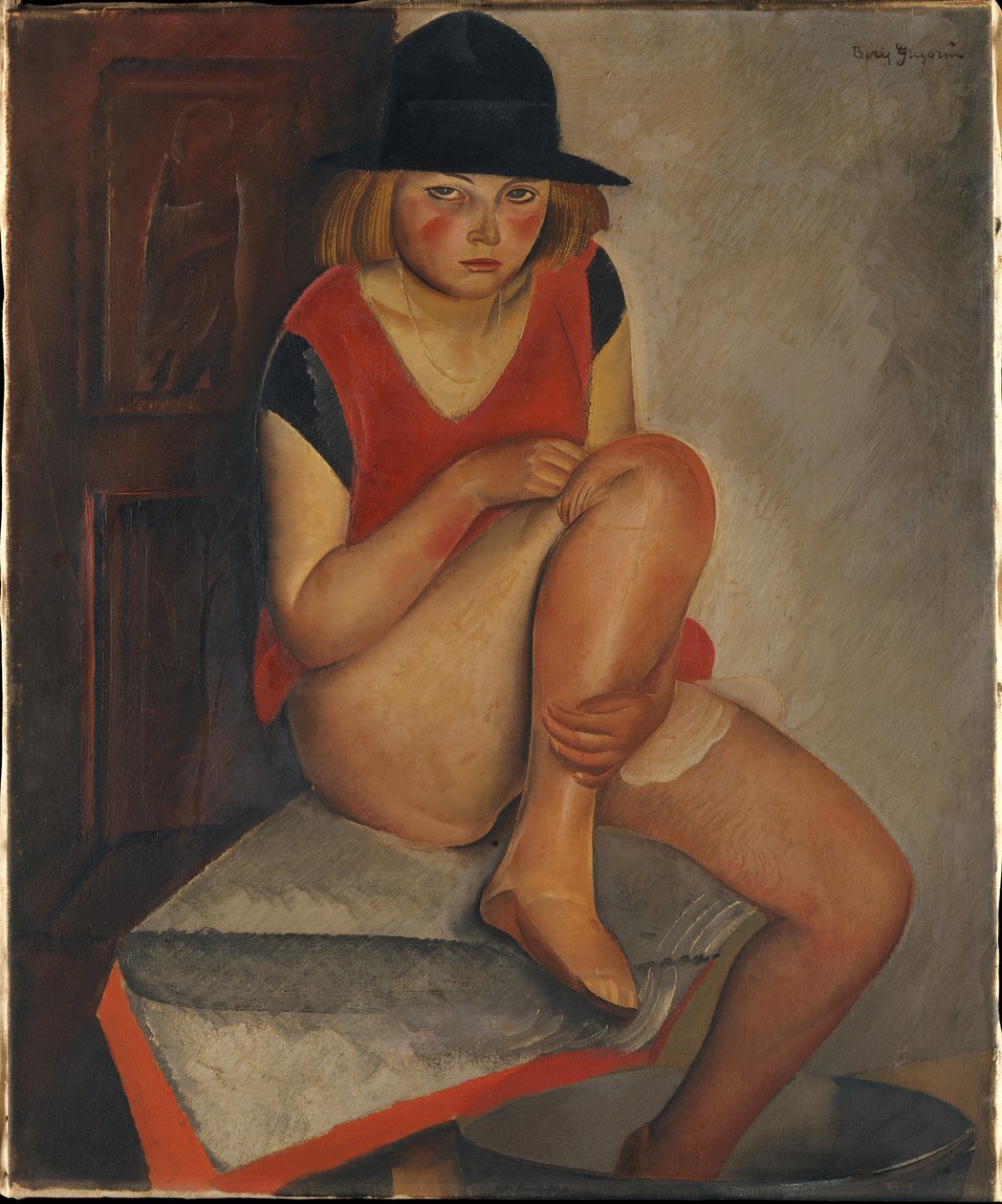 A modell, 1926 körül alkotó: Boris Dmitrievich Grigoriev
