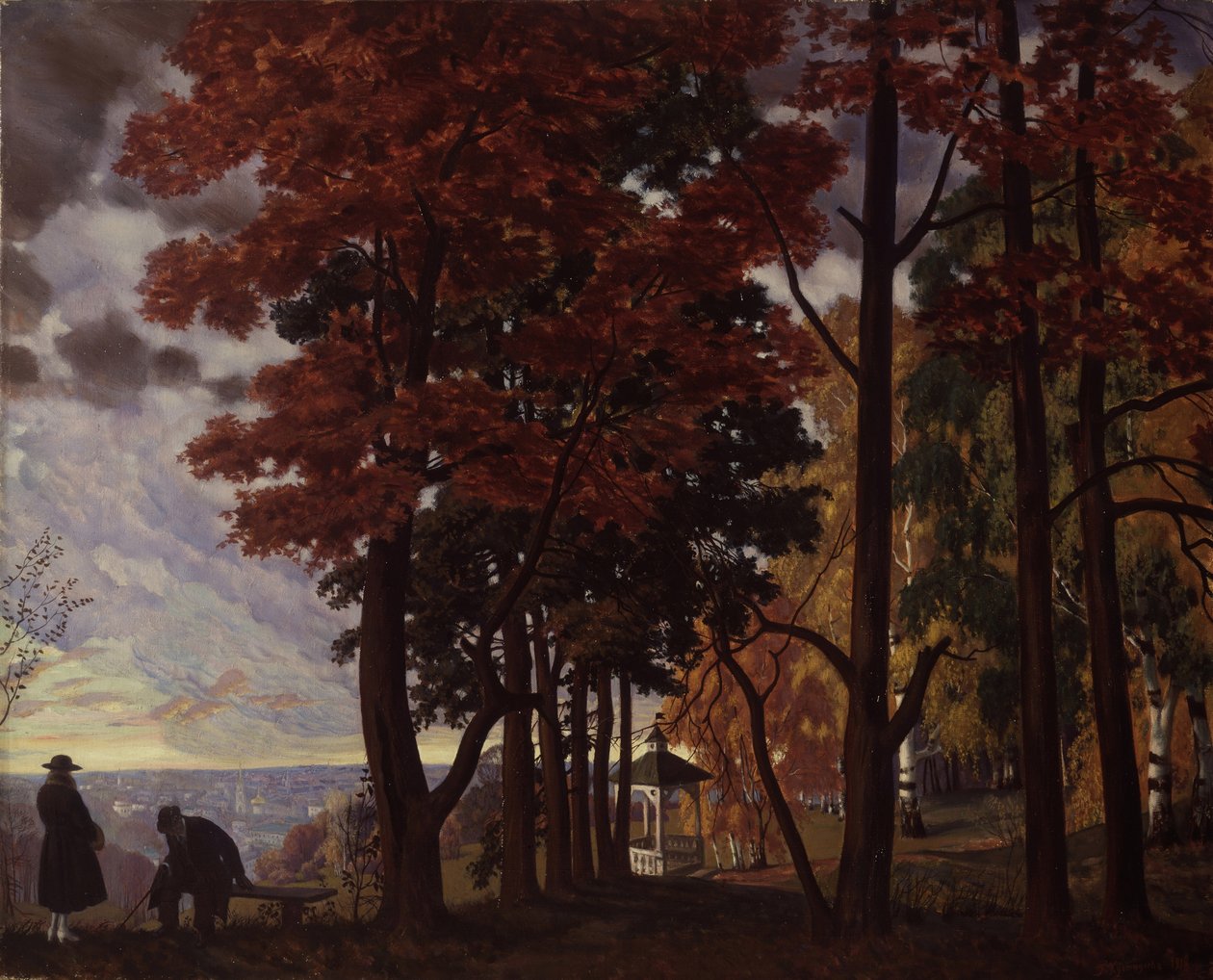 1918 ősz alkotó: Boris Mikhailovich Kustodiev