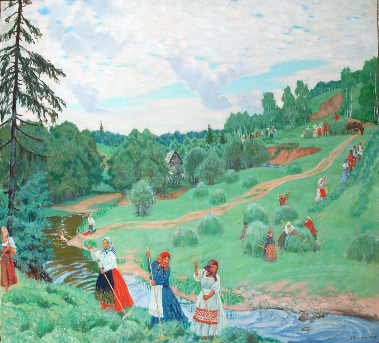 Szia Making, 1918 alkotó: Boris Mikhailovich Kustodiev