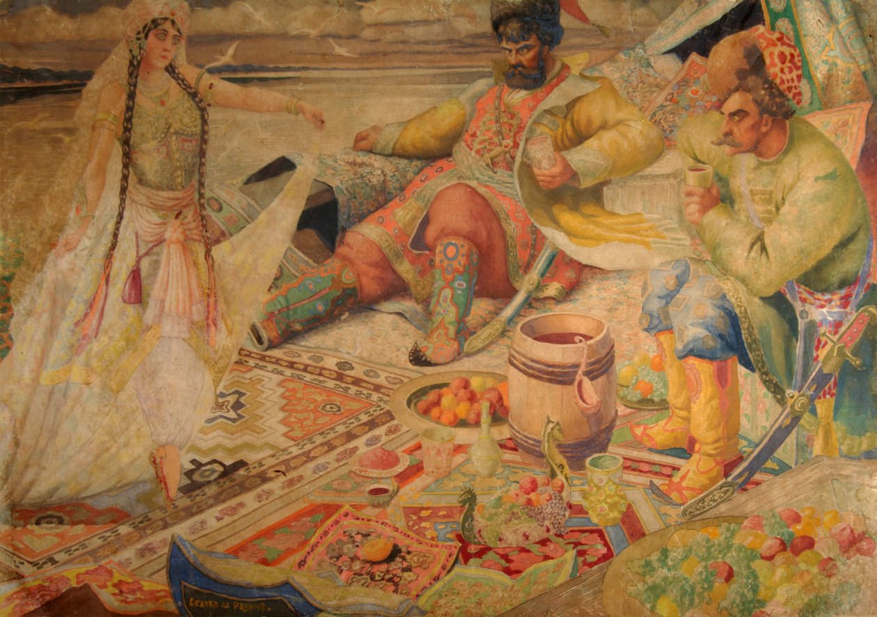 Stepan Razin alkotó: Boris Mikhailovich Kustodiev
