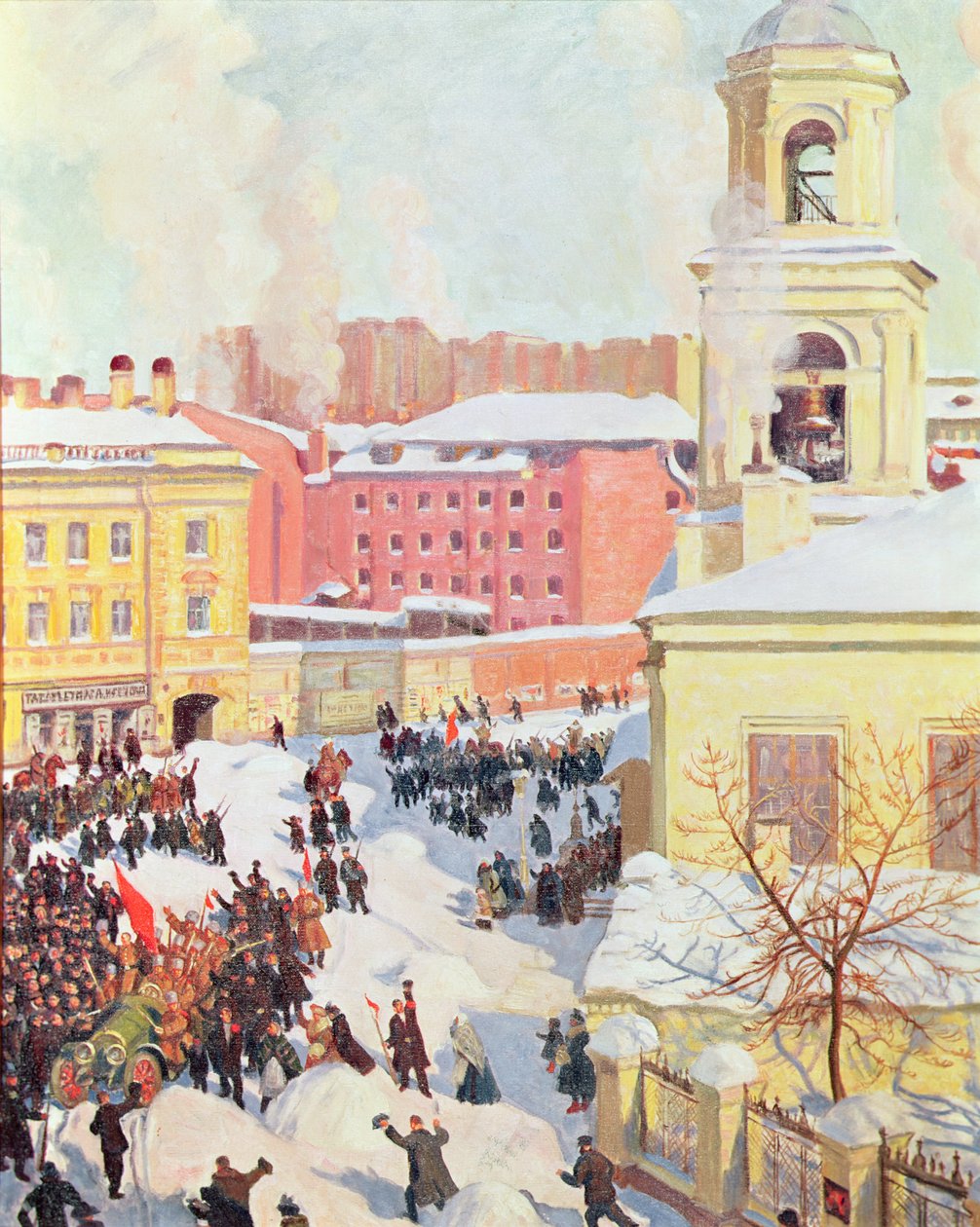 1917. február 27 alkotó: Boris Mikhailovich Kustodiev