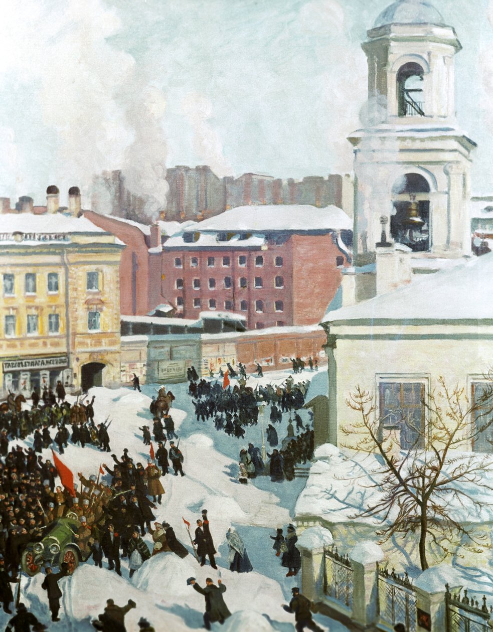 1917. február 27., 1917. alkotó: Boris Mikhailovich Kustodiev