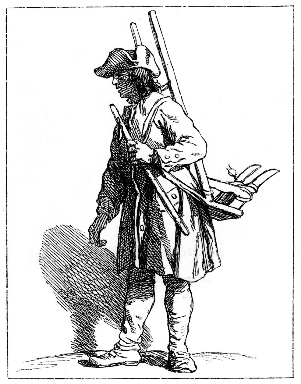 Egy utcai portás, 1737-1742. alkotó: Bouchardon