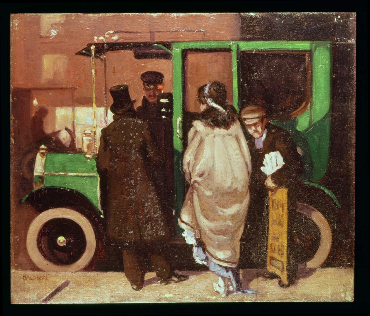 A taxi, 1908-1910 körül alkotó: Brake Baldwin