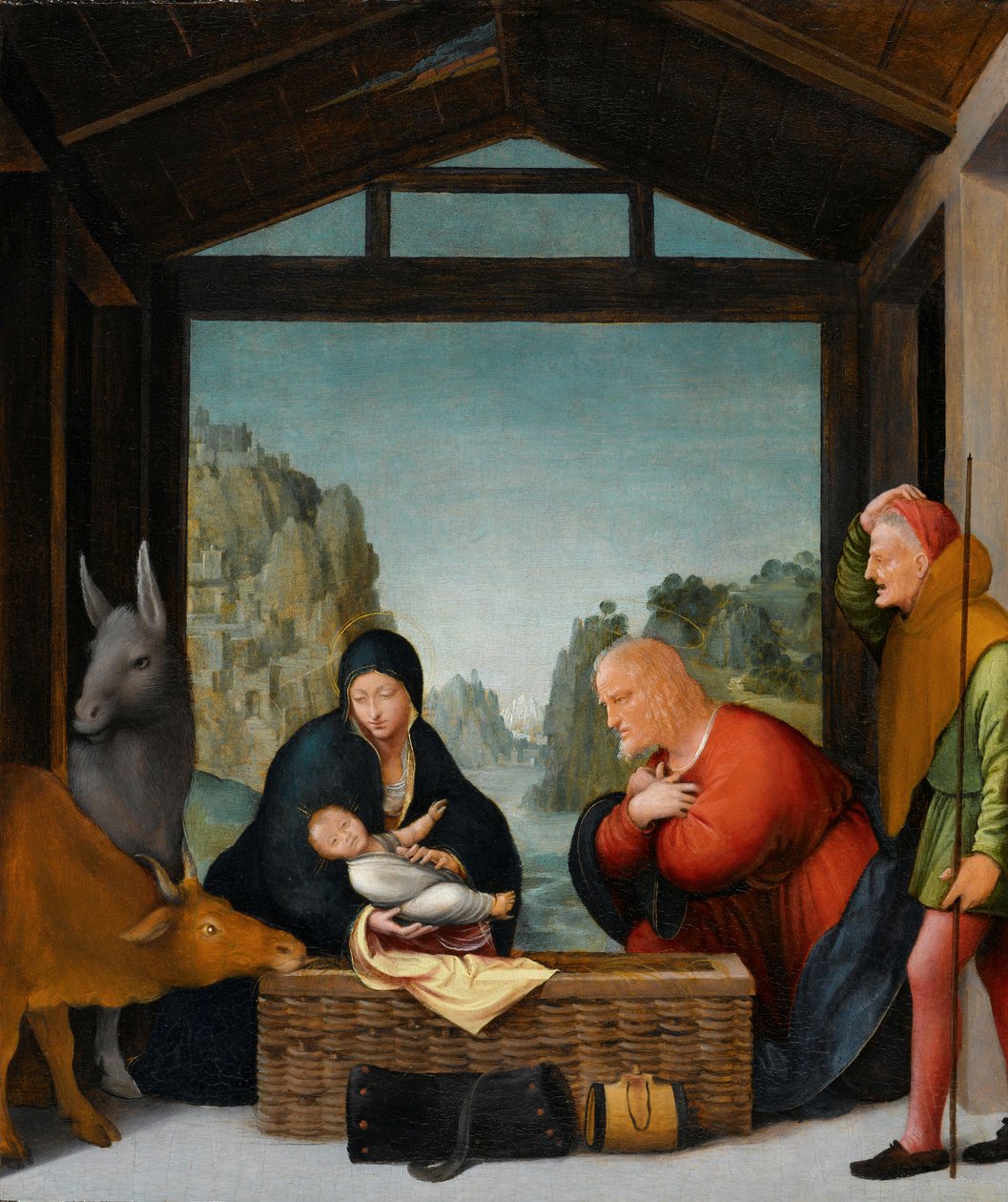 A Pásztorok imádása, 1500-35 alkotó: Bramantino