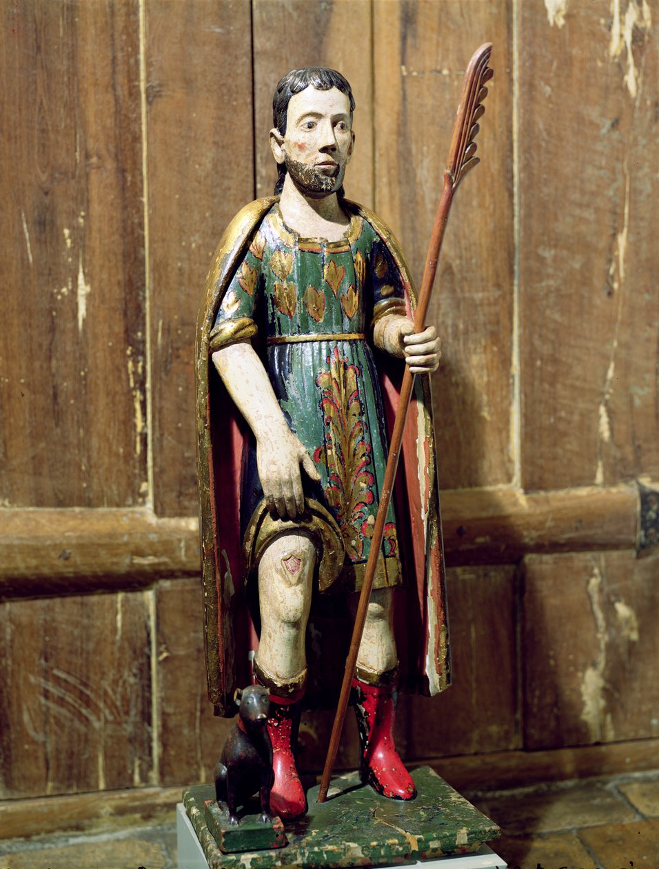 St. Rocco (1295-1327) (polikróm fa) alkotó: Brazilian School