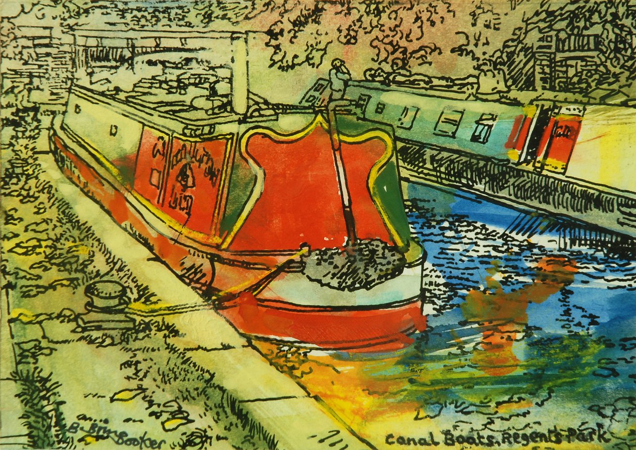 Canal Boats, Camden alkotó: Brenda Brin Booker