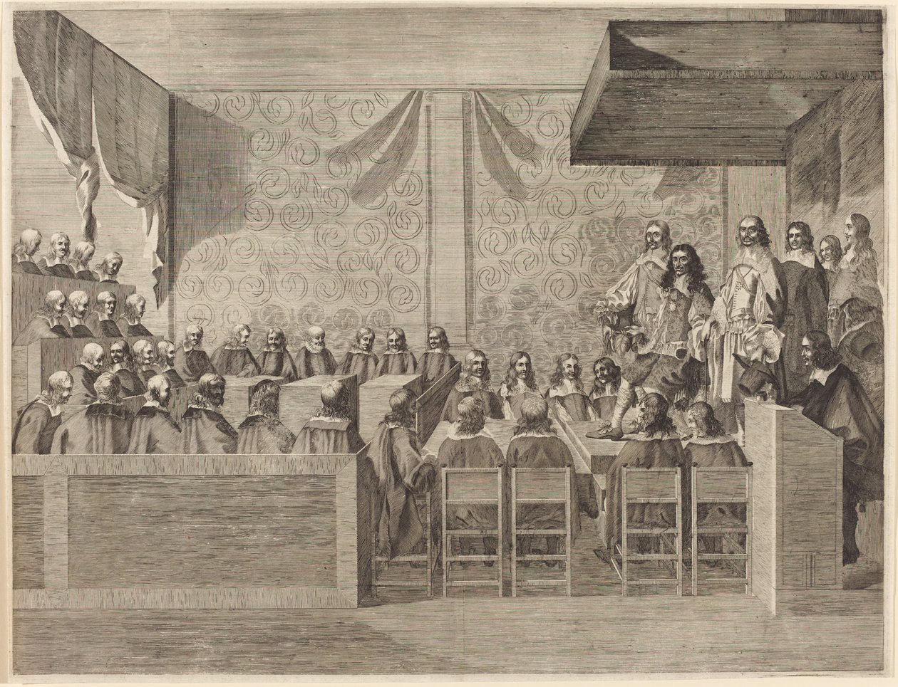 II. Károly tanácsával alkotó: British 17th Century