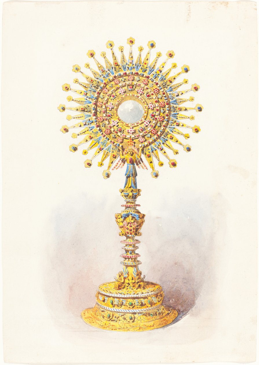 Egy Monstrance alkotó: British 19th Century