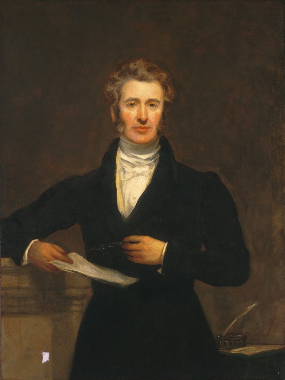 Egy férfi portréja alkotó: British 19th Century