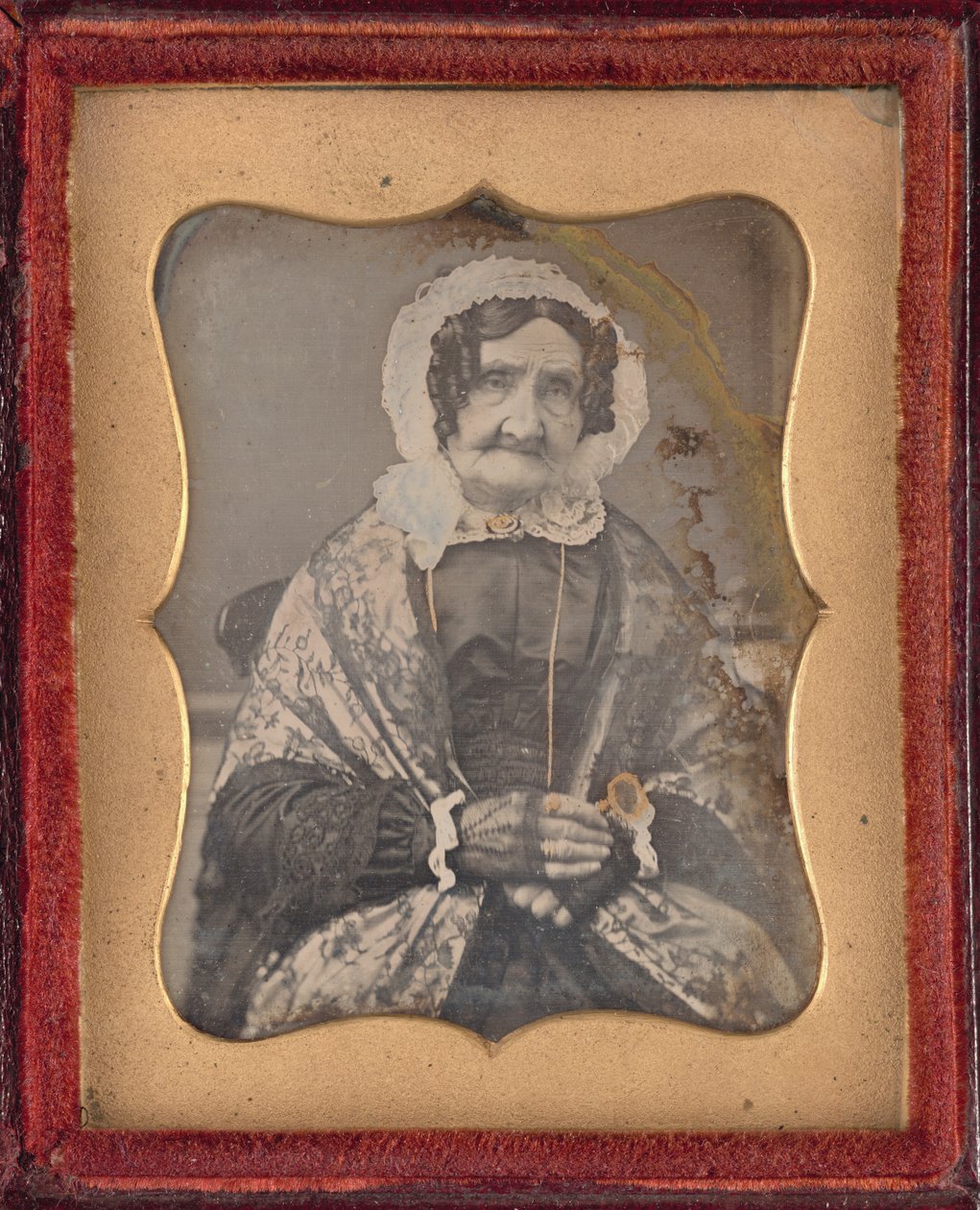 Egy nő portréja,c. 1850 (fotó) alkotó: British Photographer