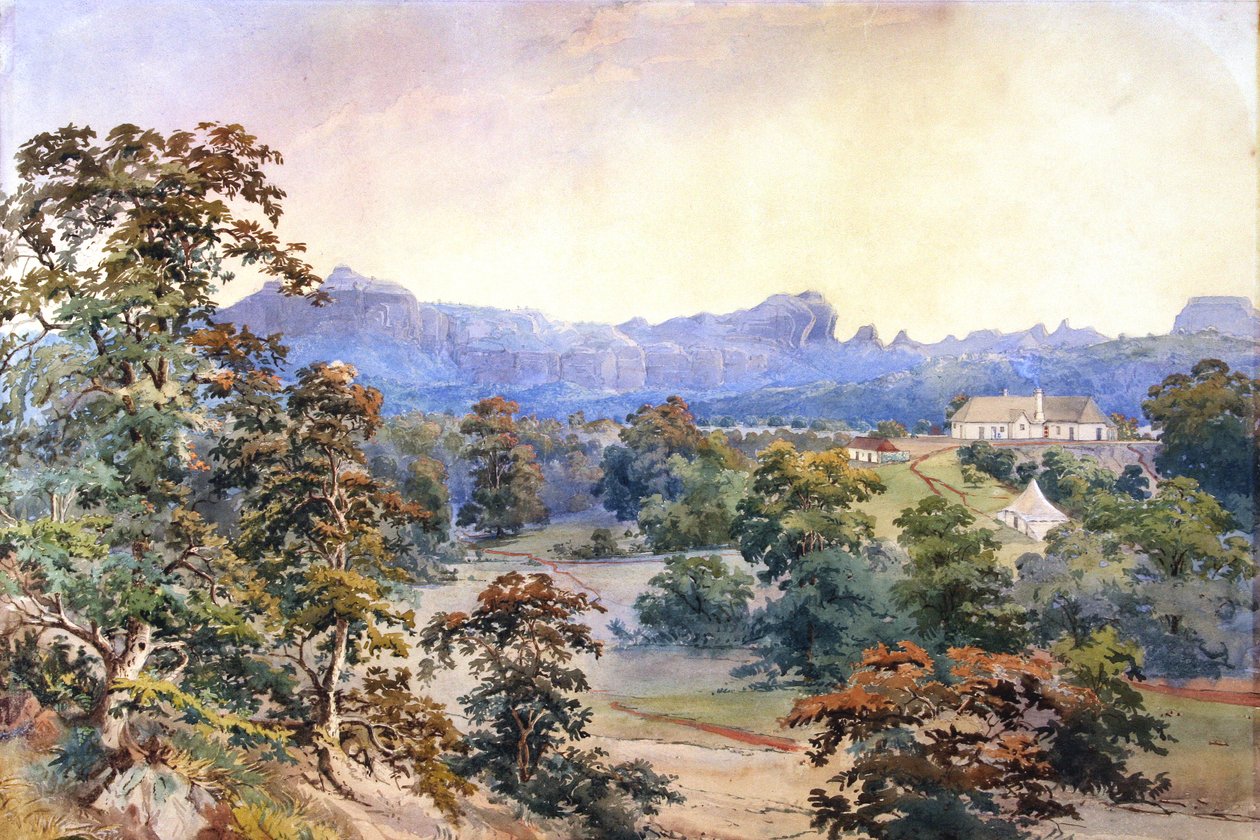 Tanya a völgyben (akvarell) alkotó: British School