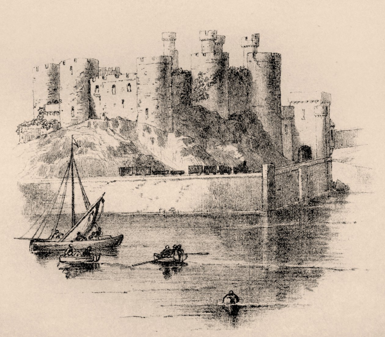 Conwy kastély alkotó: British School