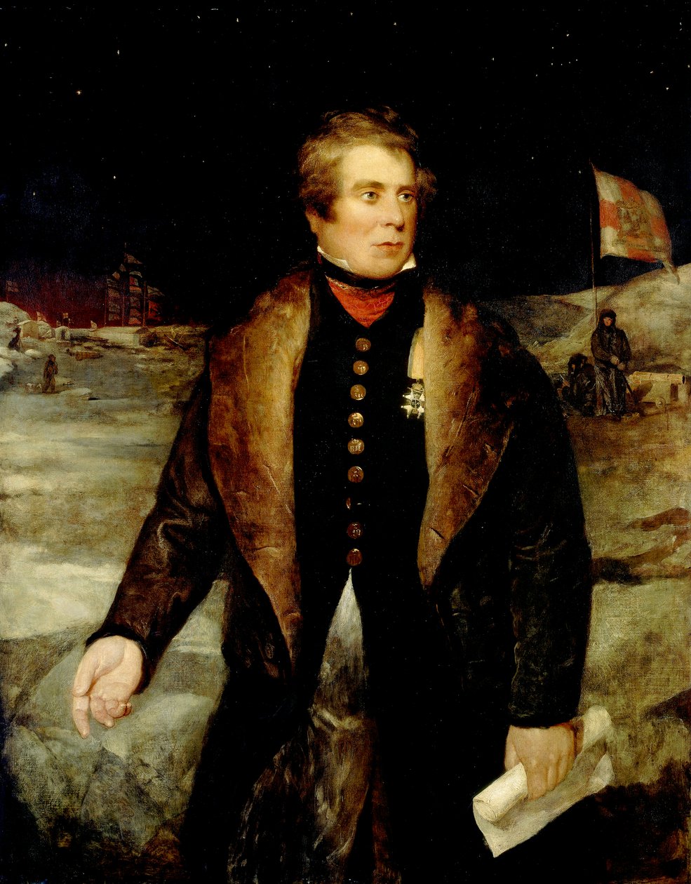 Sir John Ross (1777-1856), 1833 körül (olajfestmény) alkotó: British School