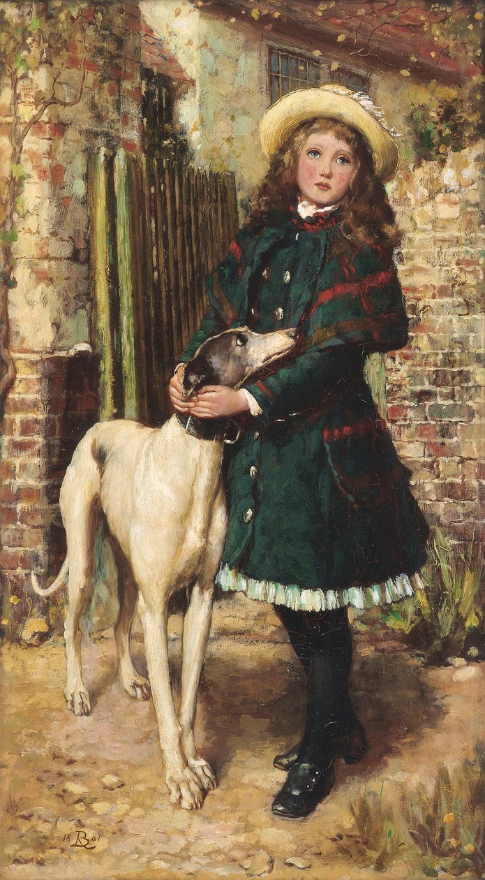 A kertkapunál, 1887 alkotó: Briton Riviere
