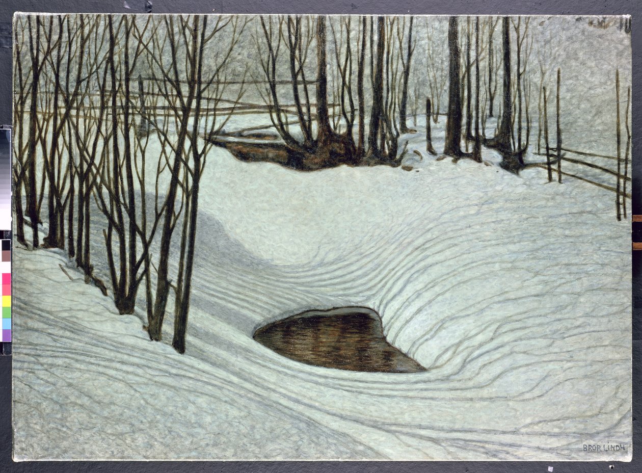 Forest in Winter, 1905 körül alkotó: Bror Lindh