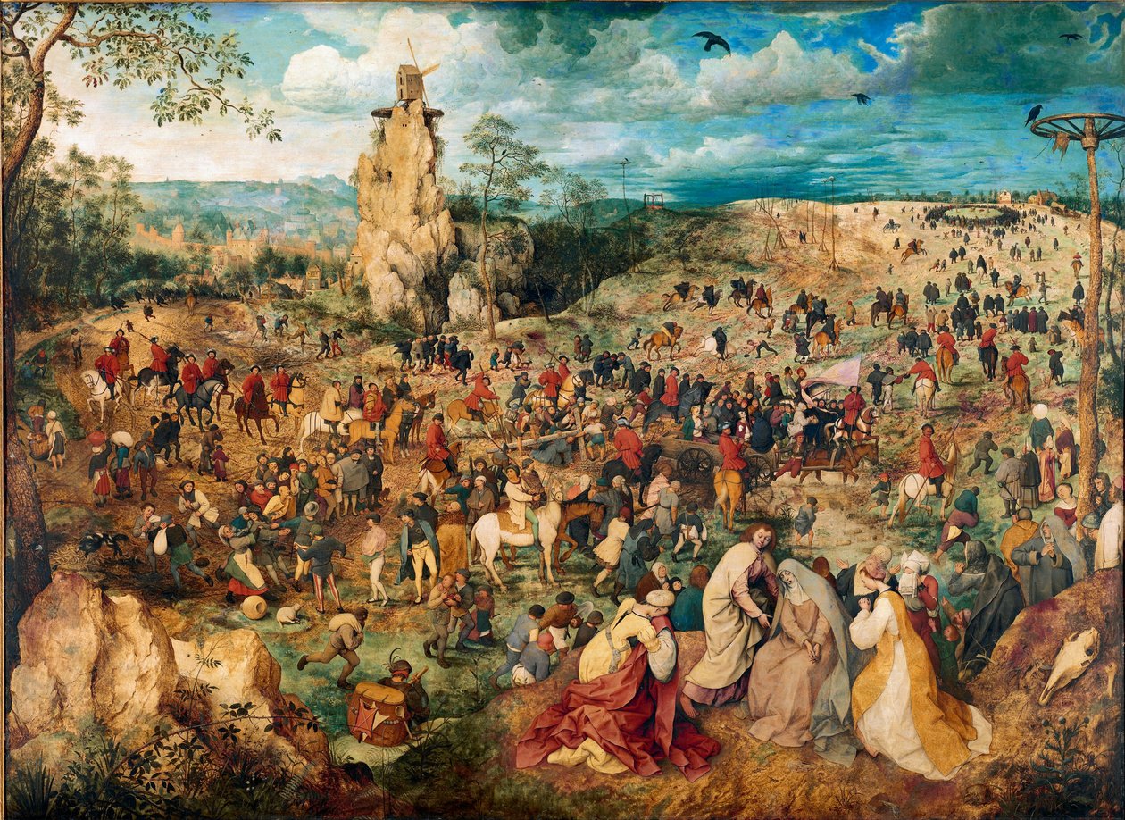 A keresztet vivő Krisztus, 1564 alkotó: Bruegel
