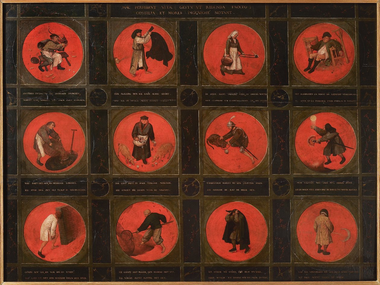 Tizenkét példabeszéd, 1558. alkotó: Bruegel