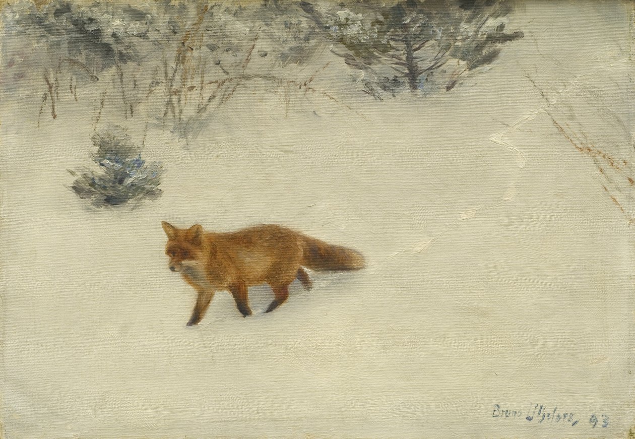 A róka, 1893 alkotó: Bruno Andreas Liljefors