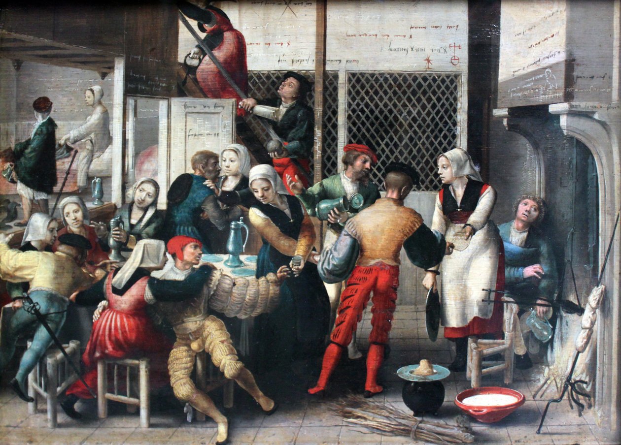 Bordélyi jelenet alkotó: Brunswick Monogrammist