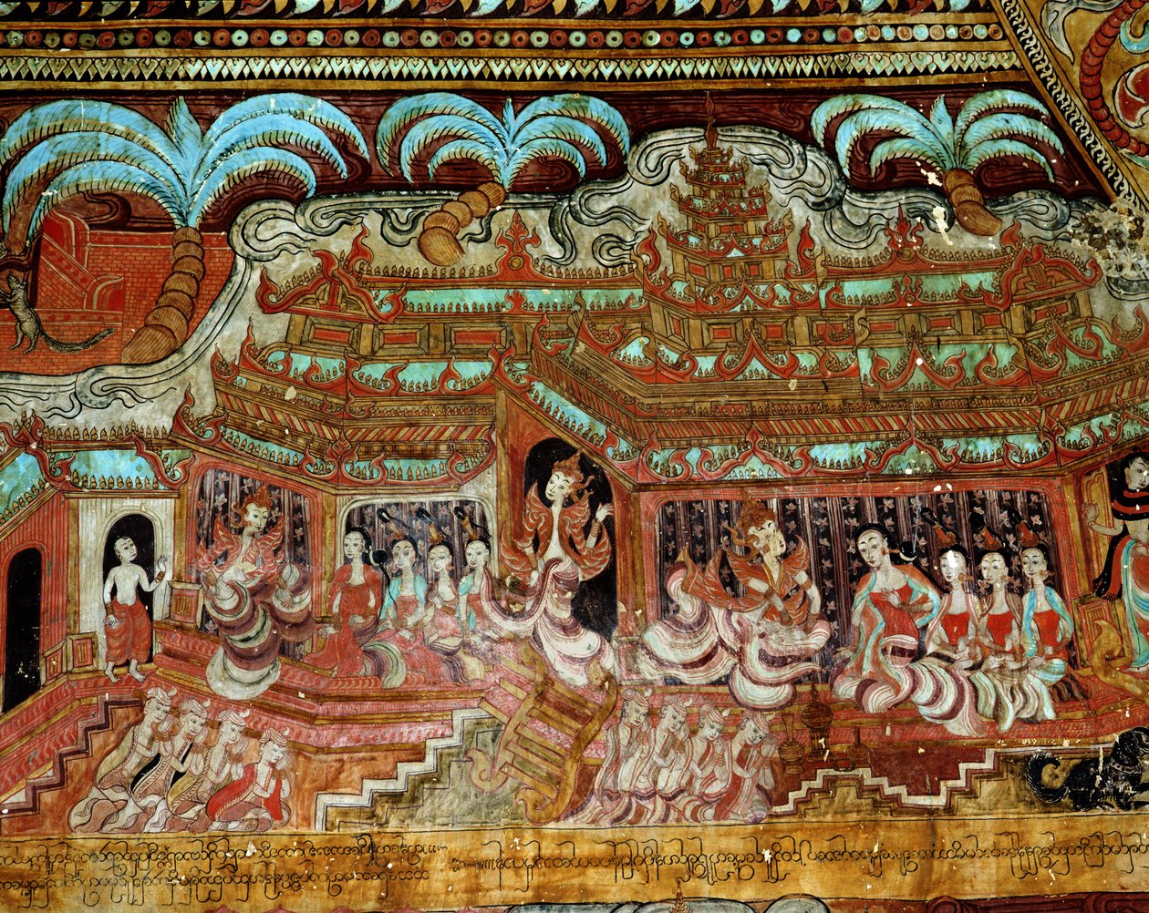Bírósági jelenet alkotó: Burmese School
