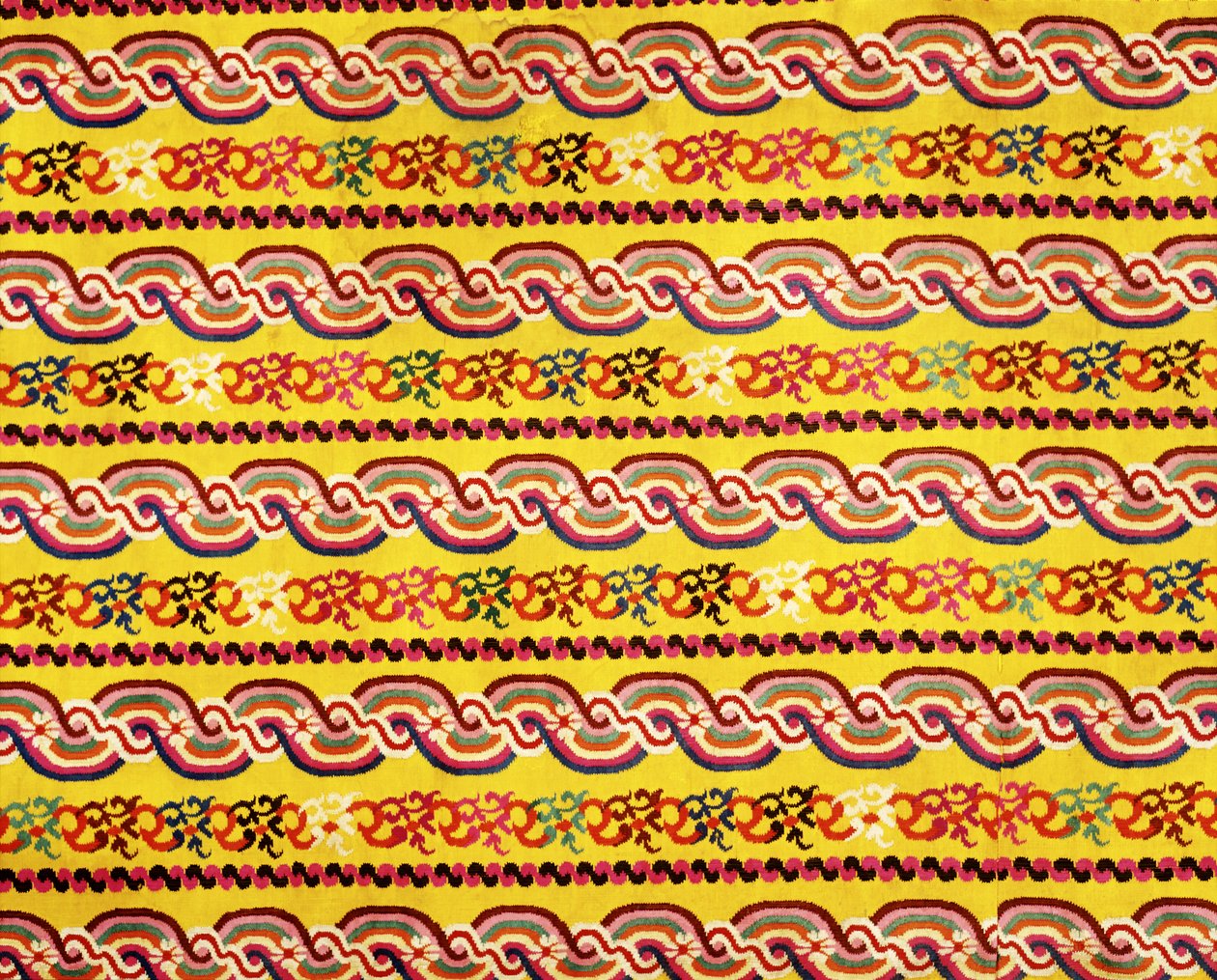 Szövetkialakítás (textil) alkotó: Burmese School
