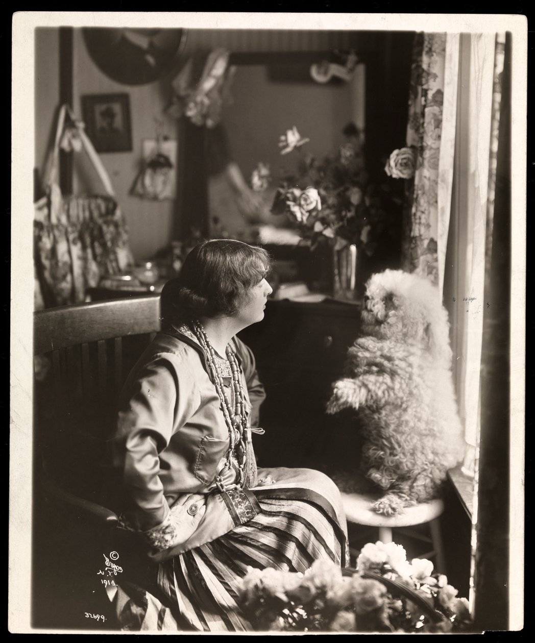 Florence Reed (ezüst zselatinos nyomat) alkotó: Byron Company