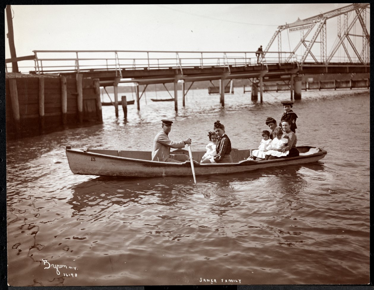 A Janer család, 1903 (ezüstzselatinos nyomat) alkotó: Byron Company