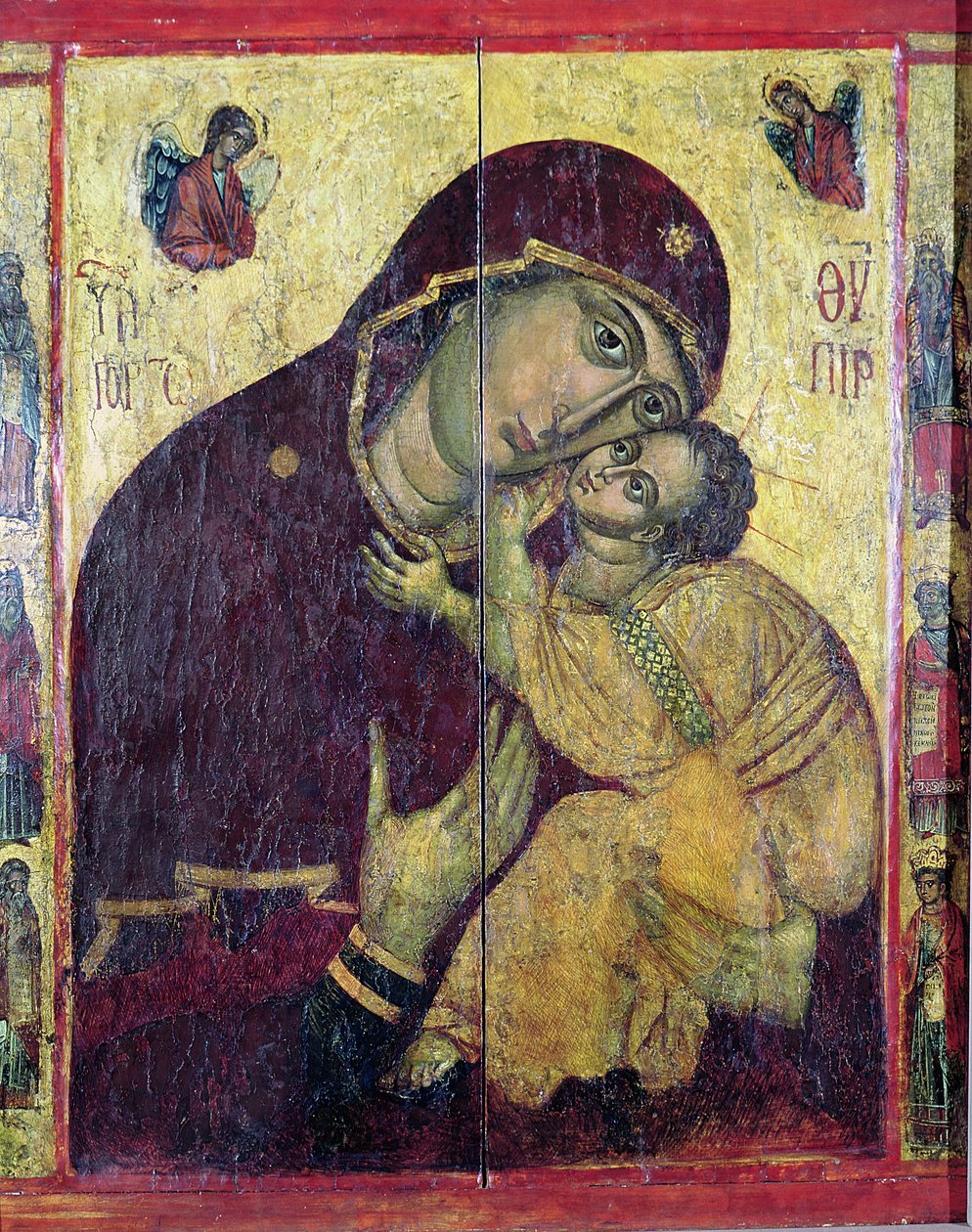 Eleousa szűz, Nessebar, Bulgária, 13-14. század (tempera, tábla) alkotó: Byzantine