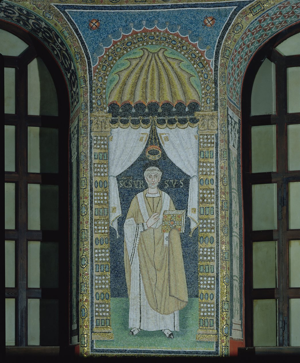Orso, Ravenna püspöke (mozaik) alkotó: Byzantine School