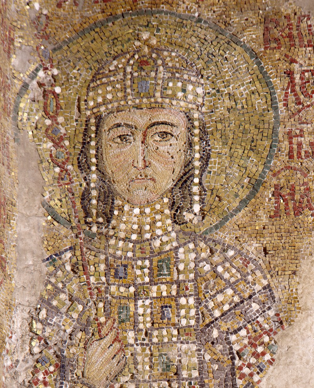 Alexios Komnenos a Hagia Sophiában (mozaik) alkotó: Byzantine