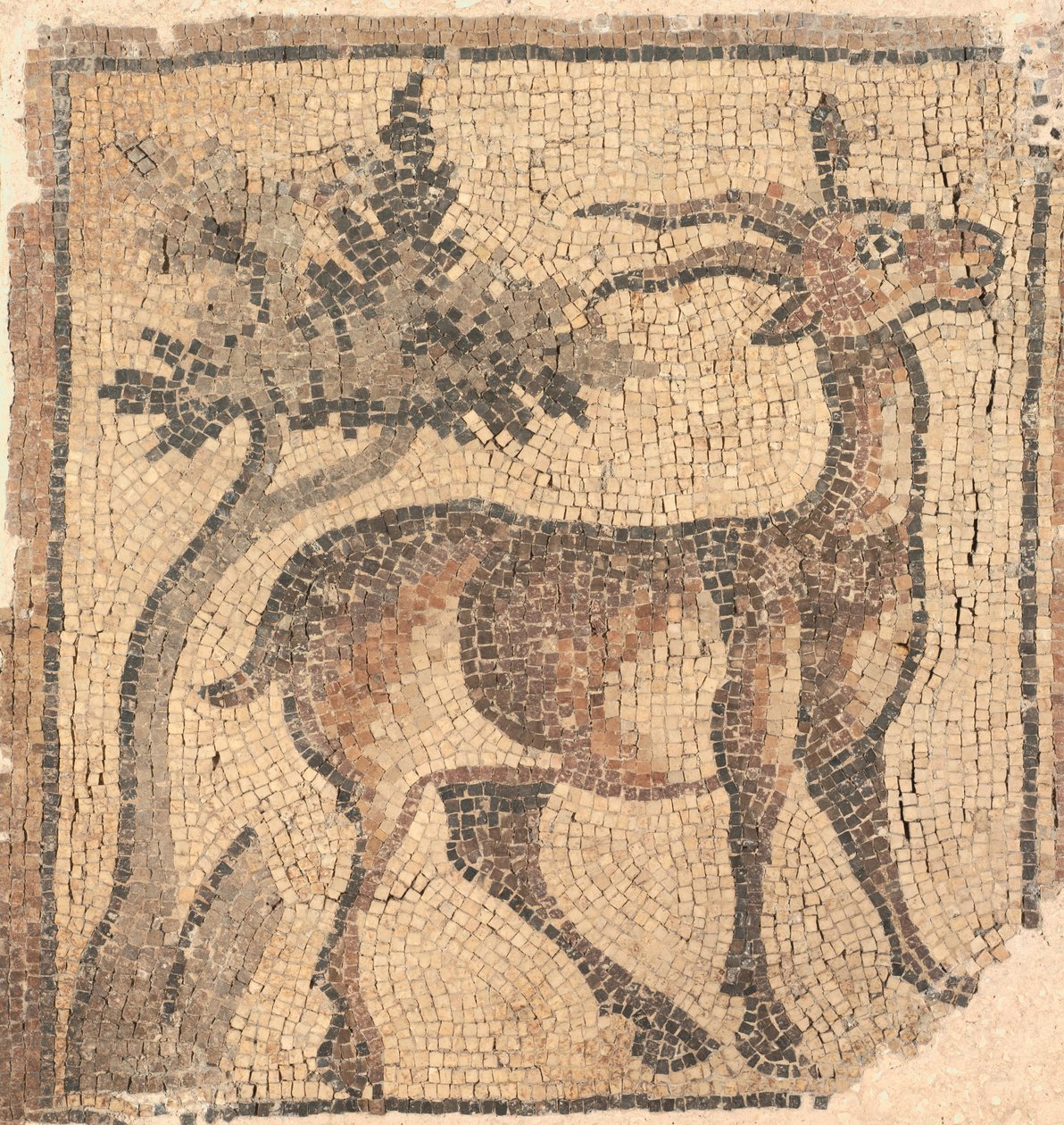 Kos egy fa mellett, 400-as évek alkotó: Byzantine